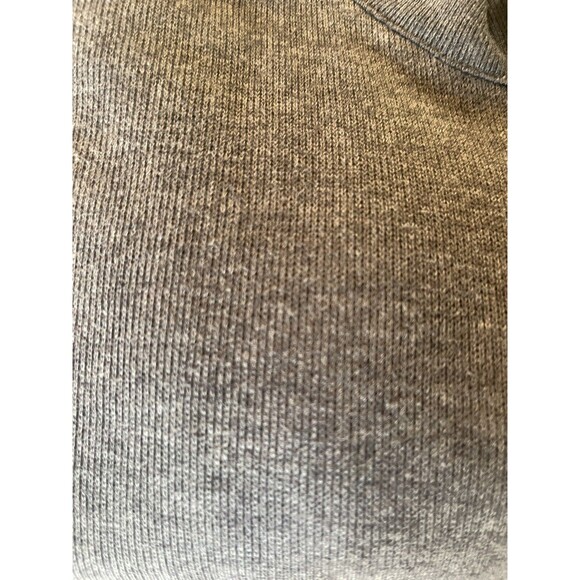 Hugo Boss Men’s Sz L 1/4 Zip Pullover Sweater Gray Cotton Casual Classic EUC - Picture 3 of 14